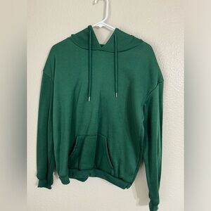 green soft hoodie large